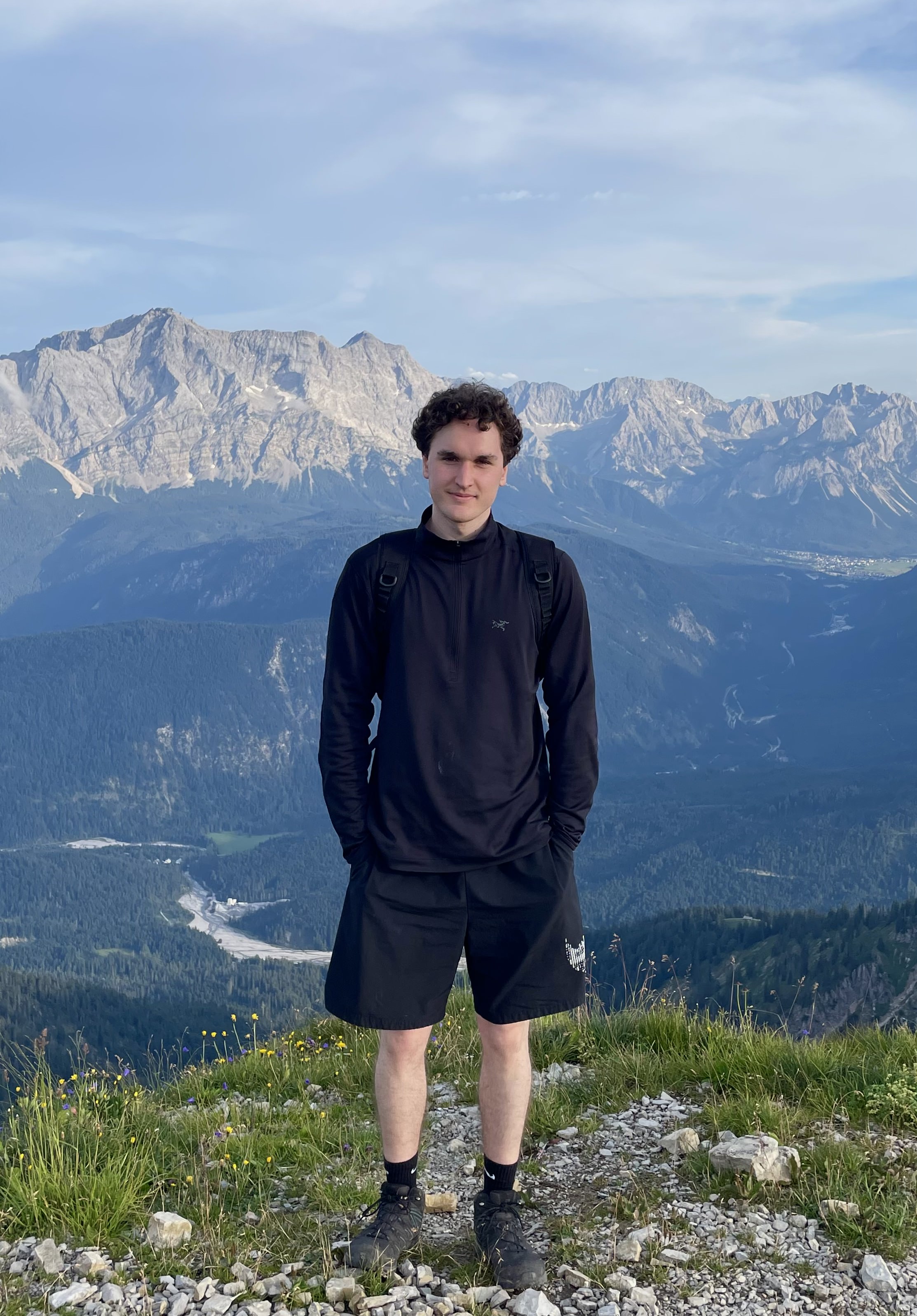 On a mountain ridge