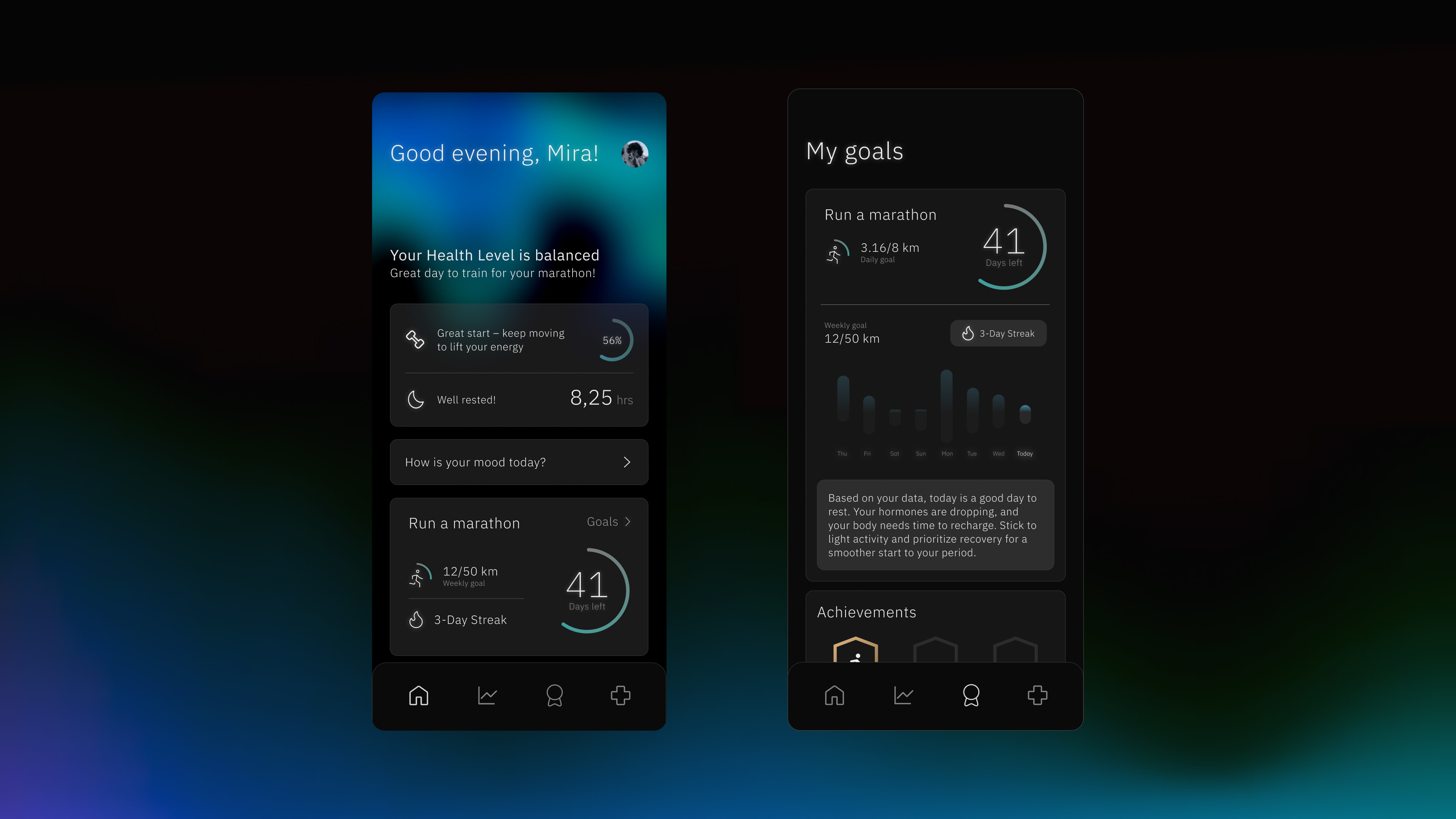 First screens